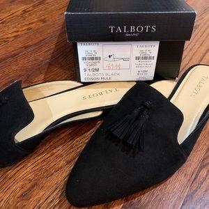 Talbots Shoes - NIB Talbots Edison Mule Black Brazil 9.5 Talbots Shoes - NIB Talbots Edison Mule Black Brazil 9.5